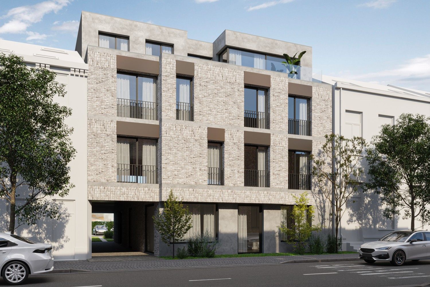 Nieuwbouw BEN app. met 2 slpkrs en terras foto {{pictureIndex}}