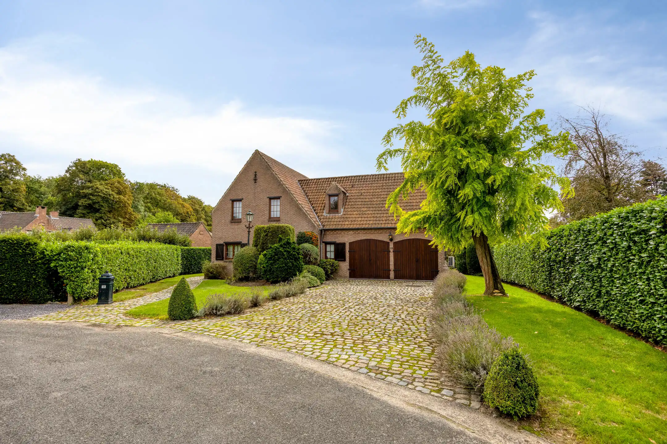 Hoofdfoto van de publicatie: Klassieke villa in residentiële buurt met zuidgerichte tuin