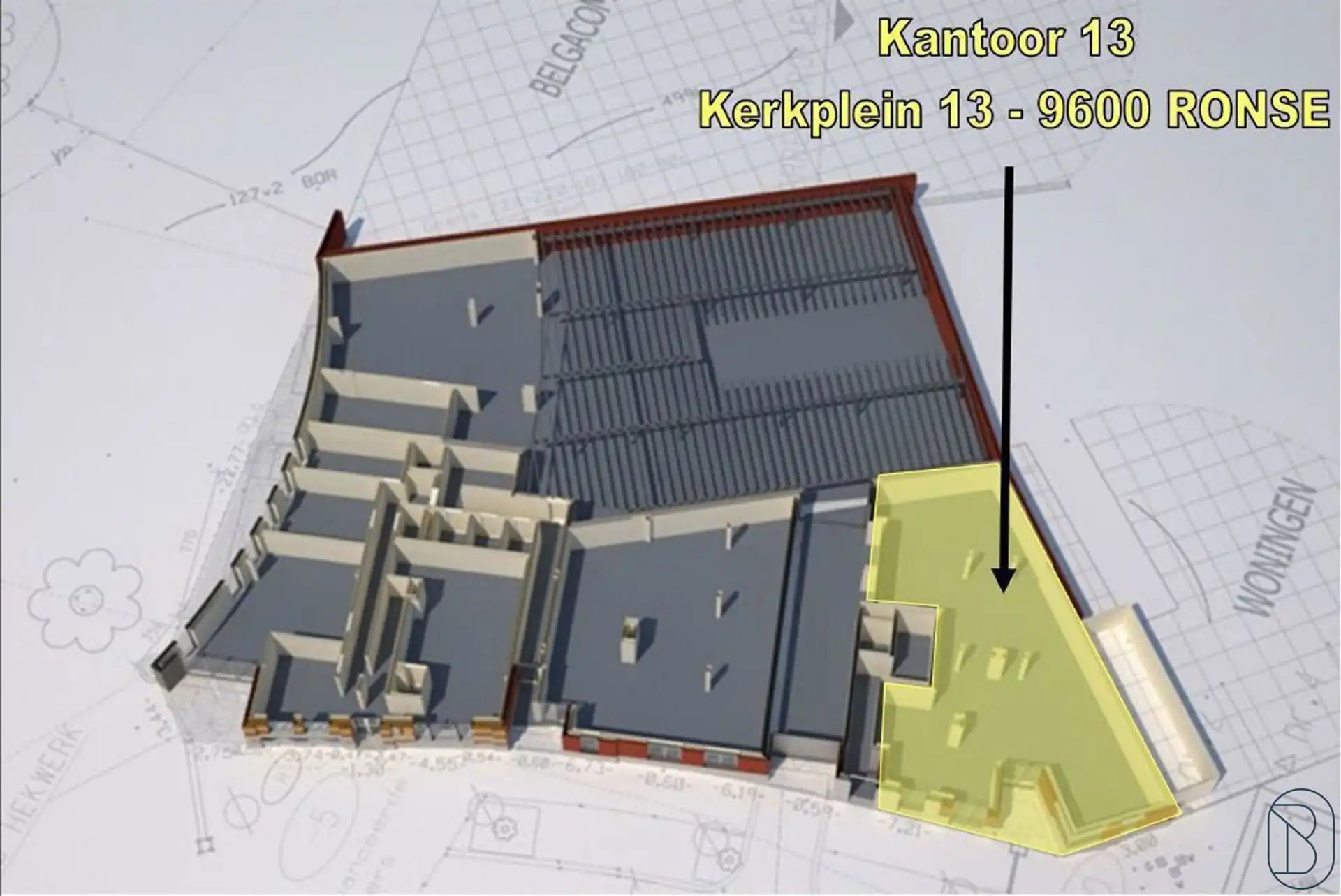 TOPGELEGEN gelijkvloers casco-kantoorruimte van 133m2, foto 6