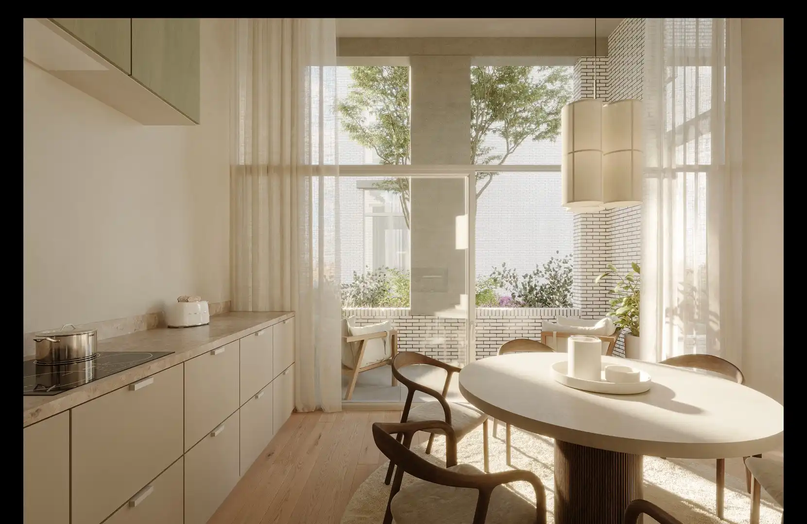 Exclusieve  duplex met 3 slaapkamers, topterras en panoramisch zicht over Gent & binnentuin foto 7