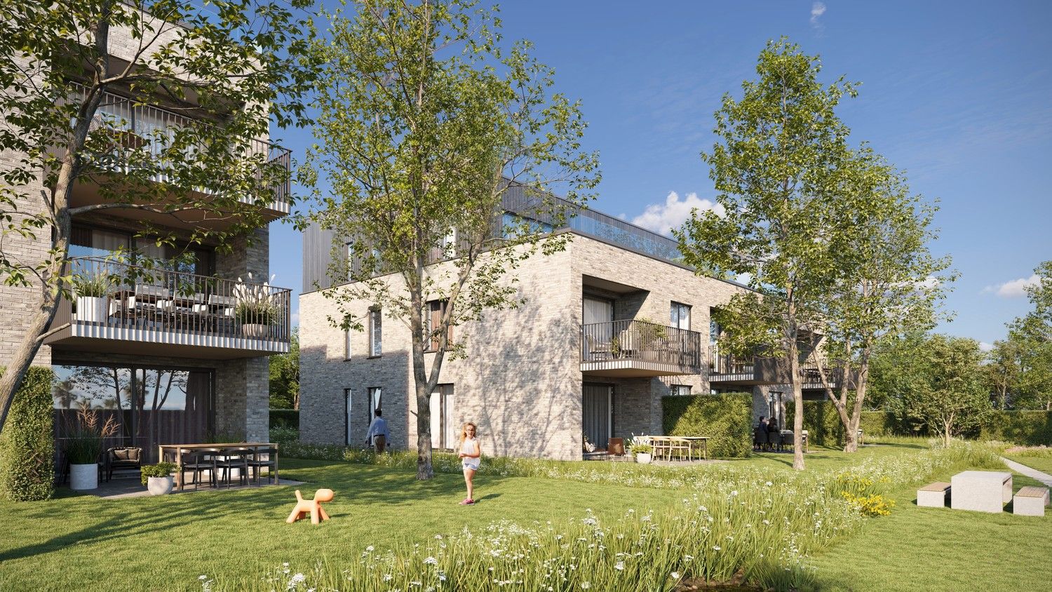 Residentie 'De Oester' : duurzaam, comfortabel, uitzonderlijk energiezuinig appartement te Hechtel foto {{pictureIndex}}