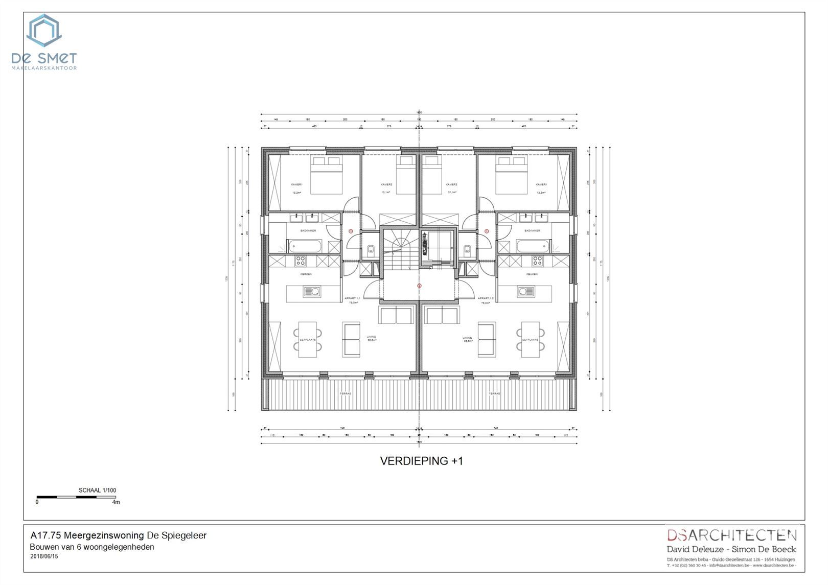 PROJECTGROND VOOR 6 APPARTEMENTEN OF PROJECT GARAGECOMPLEX OF OPEN BEBOUWING foto 8