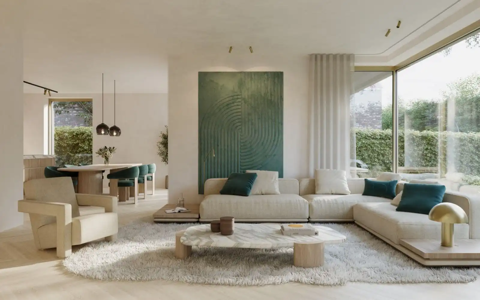 EXCLUSIEF VILLA APPARTEMENT MET 2 SLAAPKAMERS, RUIM TERRAS EN CARPORT MET LAADPAAL TE HUUR IN RESIDENTIE CHARLES TE BOLDERBERG foto {{pictureIndex}}