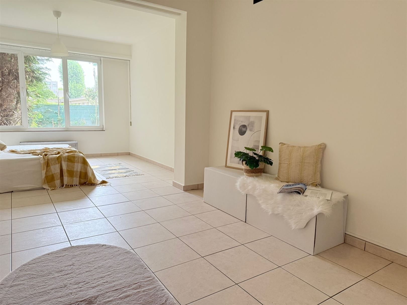 Gelijkvloersappartement met grote tuin op Linkeroever foto 8