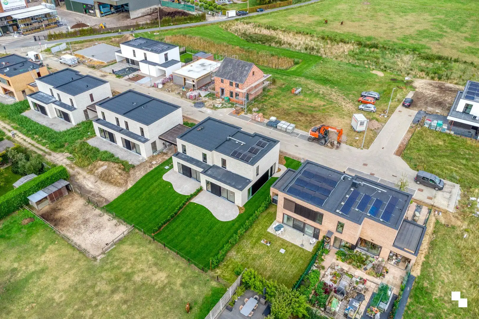 Halfopen nieuwbouwwoning in Wielsbeke foto 30