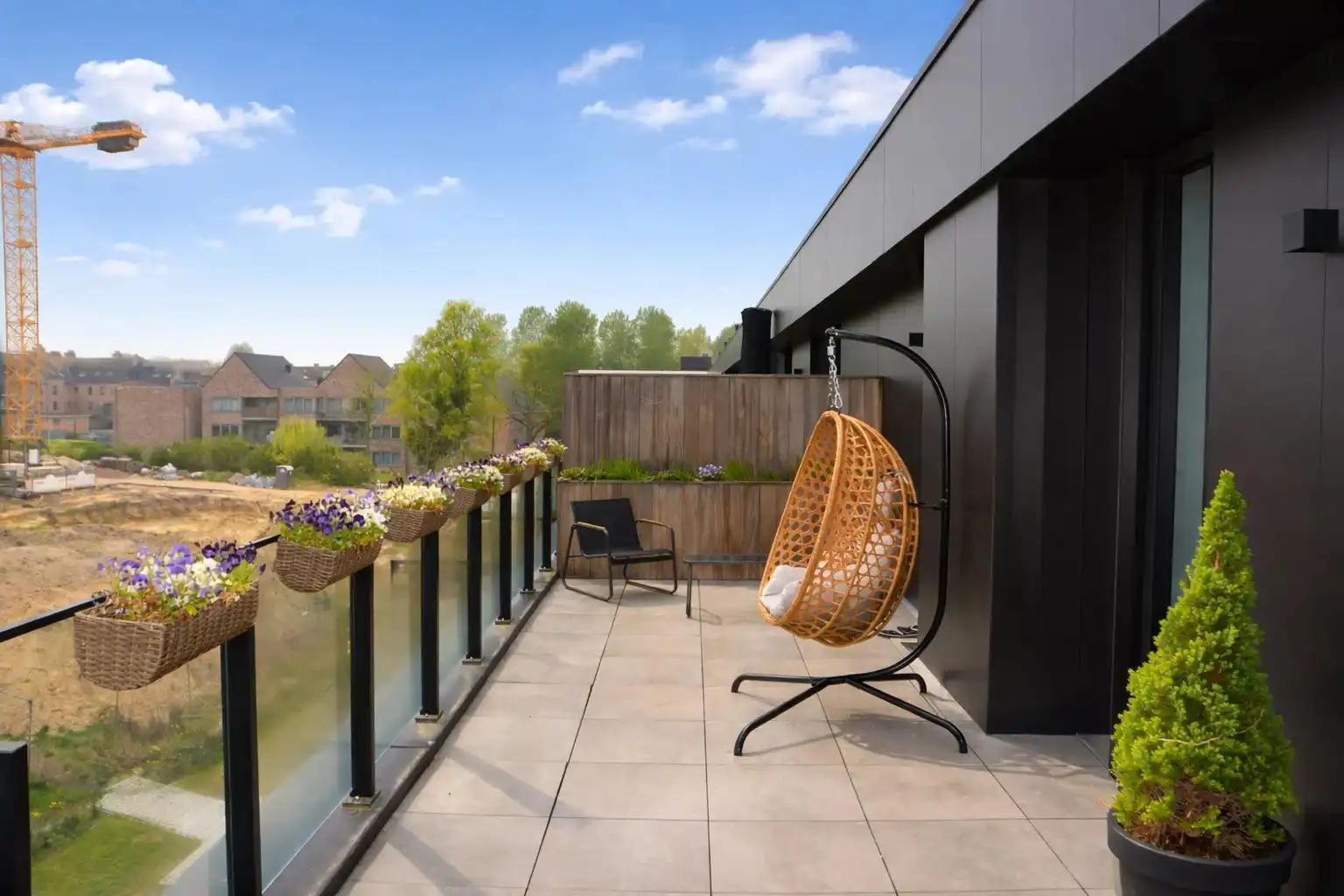 RECENT APPARTEMENT MET 1 SLPK EN RIANT TERRAS IN DIEPENBEEK foto 3