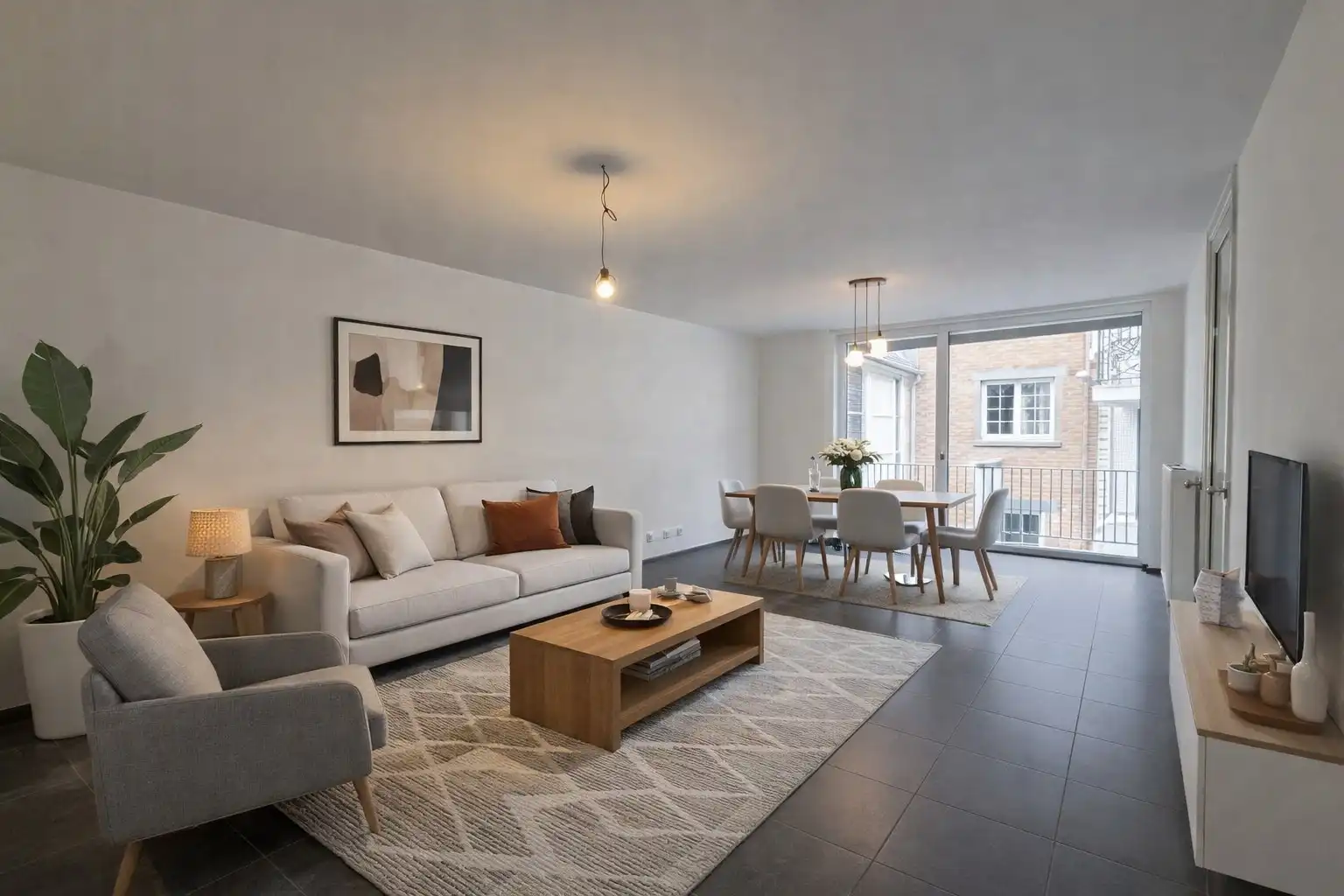 GEZELLIGE RIJWONING MET 3 SLPKS | KOER EN TERRAS foto {{pictureIndex}}