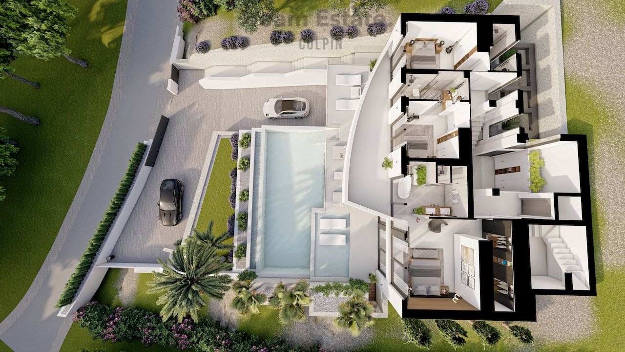 Moderne nieuwbouwvilla in Altea La Vella, aan de golf don cayo foto 17