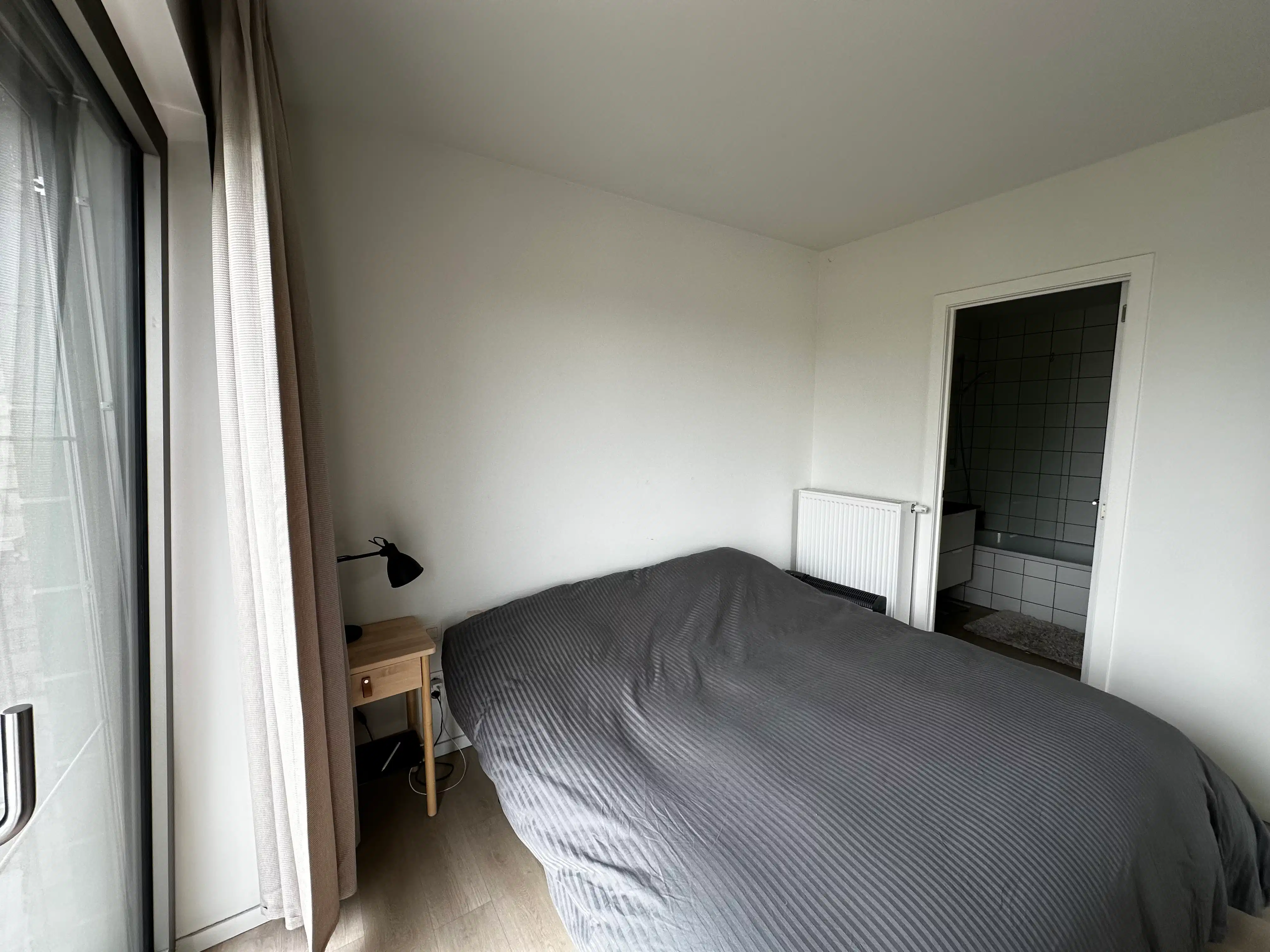 Tof één slaapkamer aan Dok Noord Gent foto 9