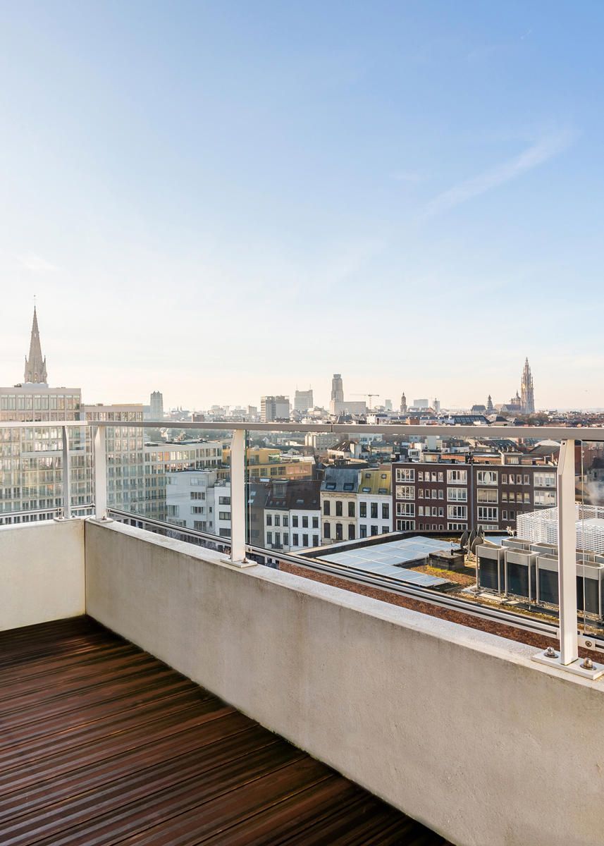 2 slpkappartement met terras & prachtig zicht over Antwerpen foto 12