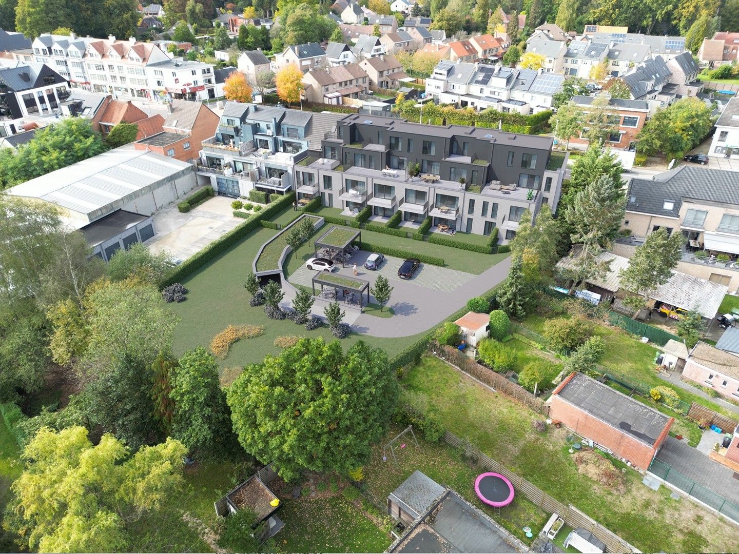 Gelijkvloers appartement met 1 slaapkamer + terras en tuin foto 3