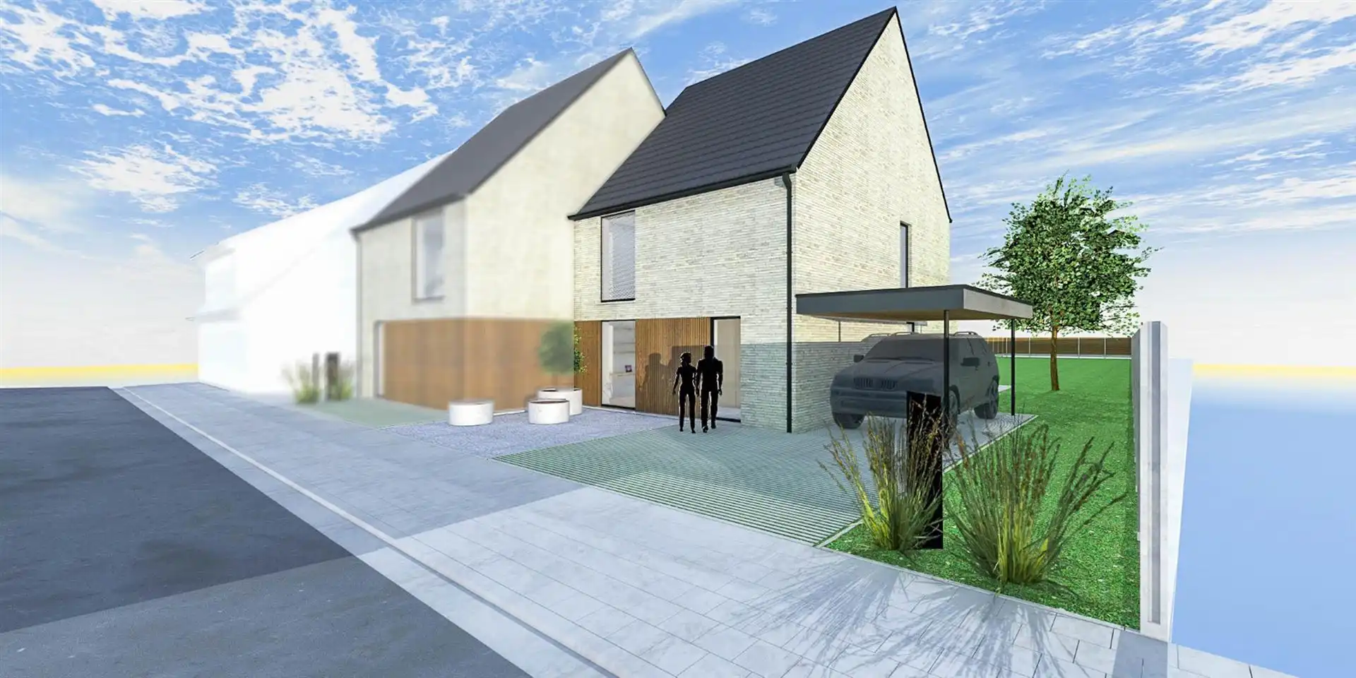 Stijlvolle, halfopen, nieuwbouwwoning op rustige ligging foto 7