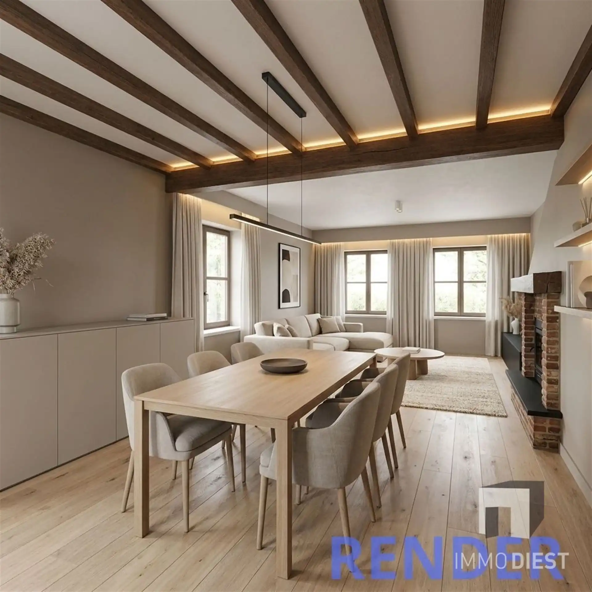 Woning met 4 slpks en mooie tuin, nabij centrum Diest foto 8