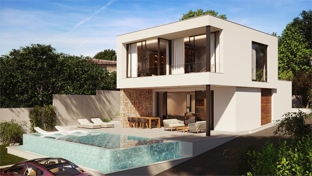Moderne nieuwbouwvilla's in Pinar De Campoverde foto {{pictureIndex}}