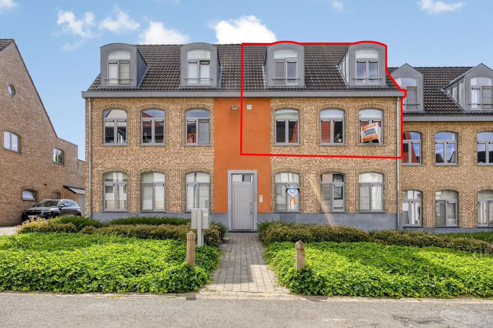 Instapklaar duplex-appartement met groen uitzicht in het centrum van Ottenburg foto 23