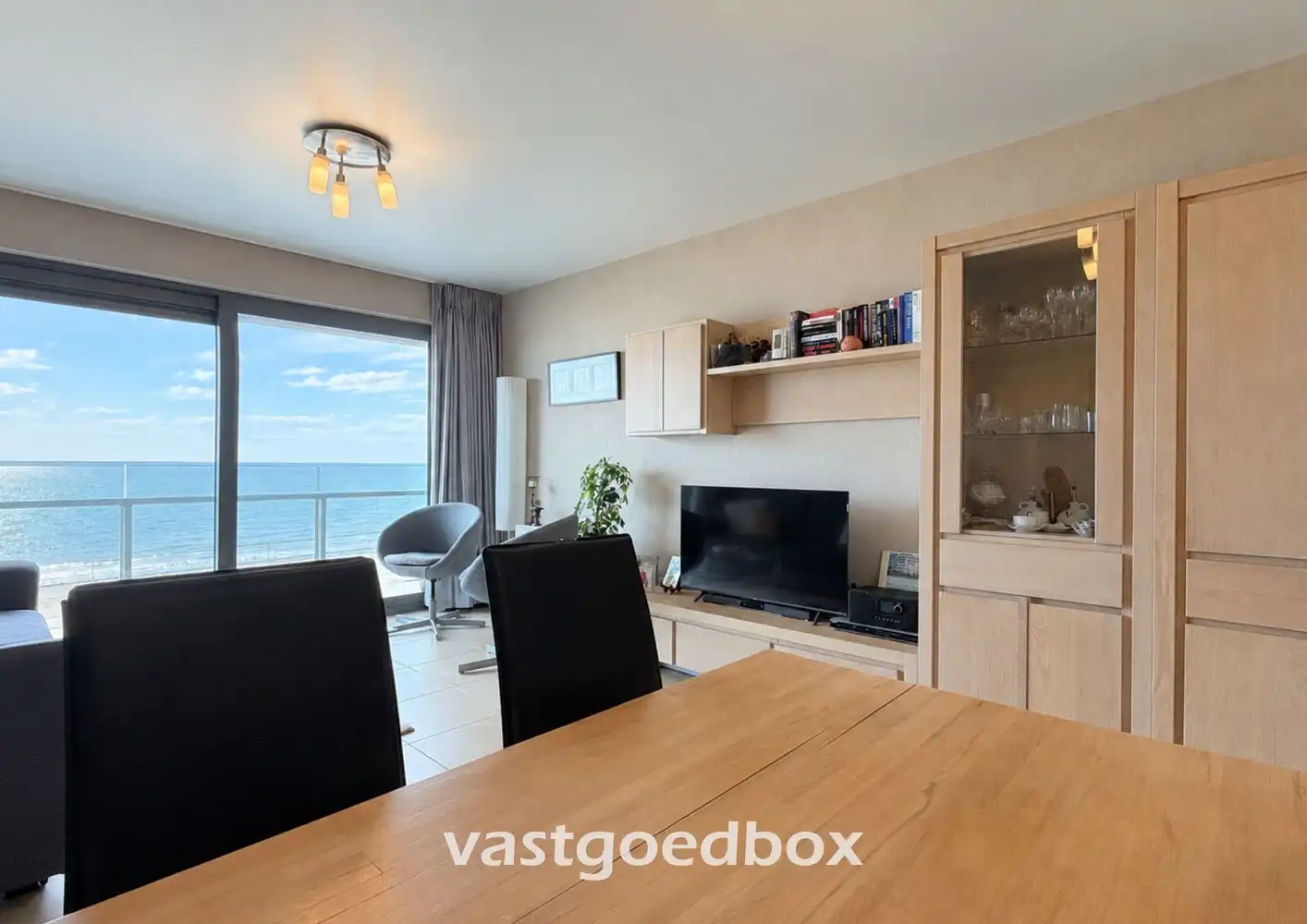 Instapklaar 1 slaapkamer appartement met frontaal zeezicht - Raversijde, Oostende foto 3