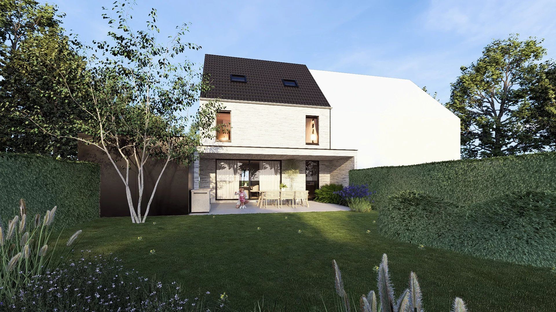 EXCLUSIEVE NIEUWBOUWWONING MET 3 SLPK'S OP HALFOPEN PERCEEL VAN 4A06CA IN DIEPENBEEK foto 3