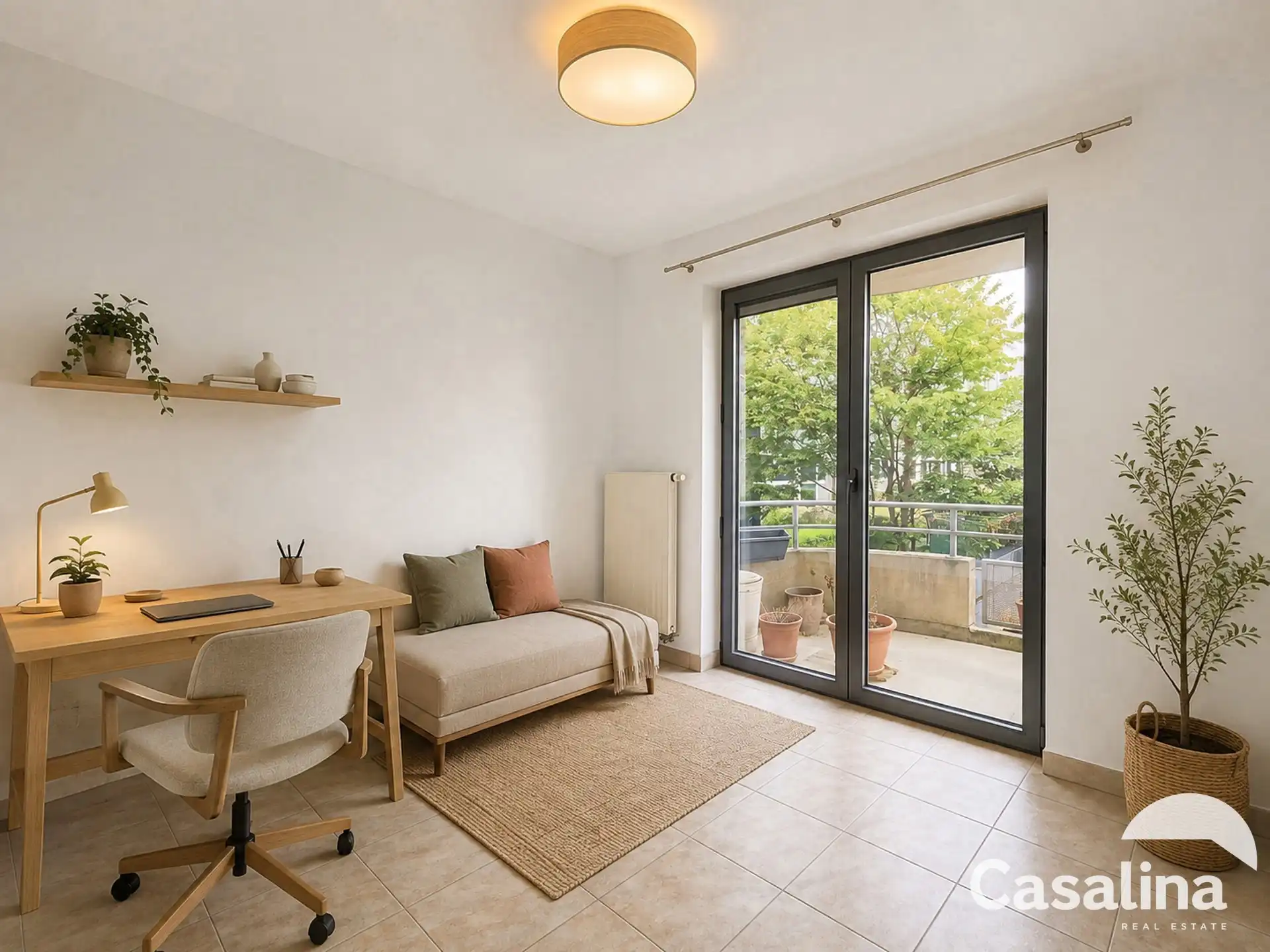 Aan de grens van WOLUWE, 2 slaapkamer appartement met terras foto 5