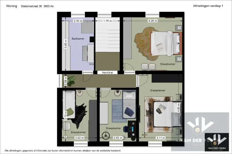 Knap afgewerkte, energiezuinige en ruime woning met vier slaapkamers, guesthouse/praktijkruimte op een centrale (maar toch bosrijke!) locatie te As foto 19