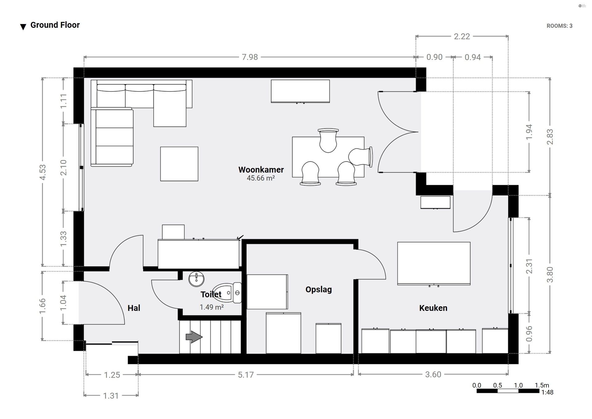 Recente woning, 5 slaapkamers, met garage en staanplaats. foto 24