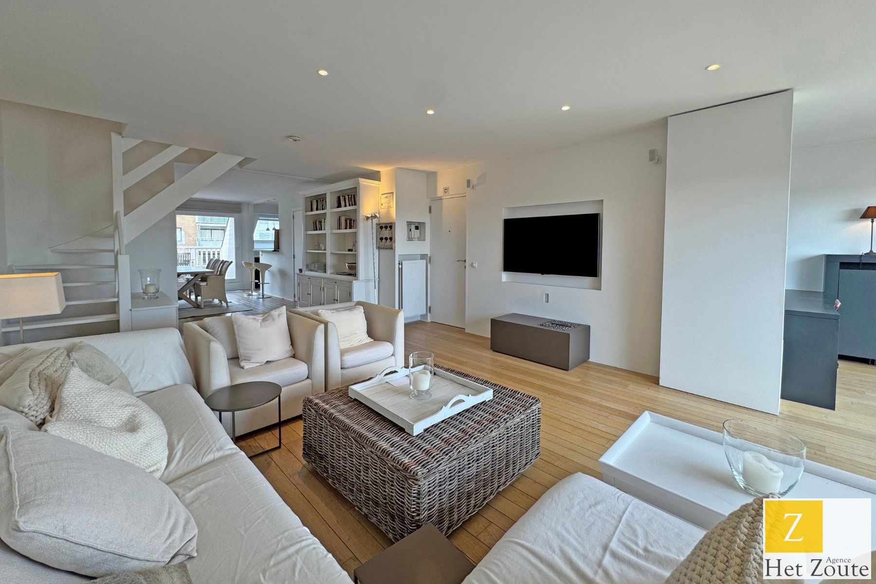 Gemeubeld Penthouse in het hart van het Zoute foto 5