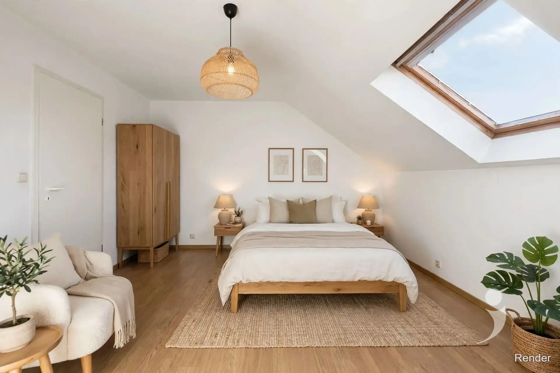 Zuidgericht duplexappartement met terras, garagebox en fantastisch uitzicht foto 14