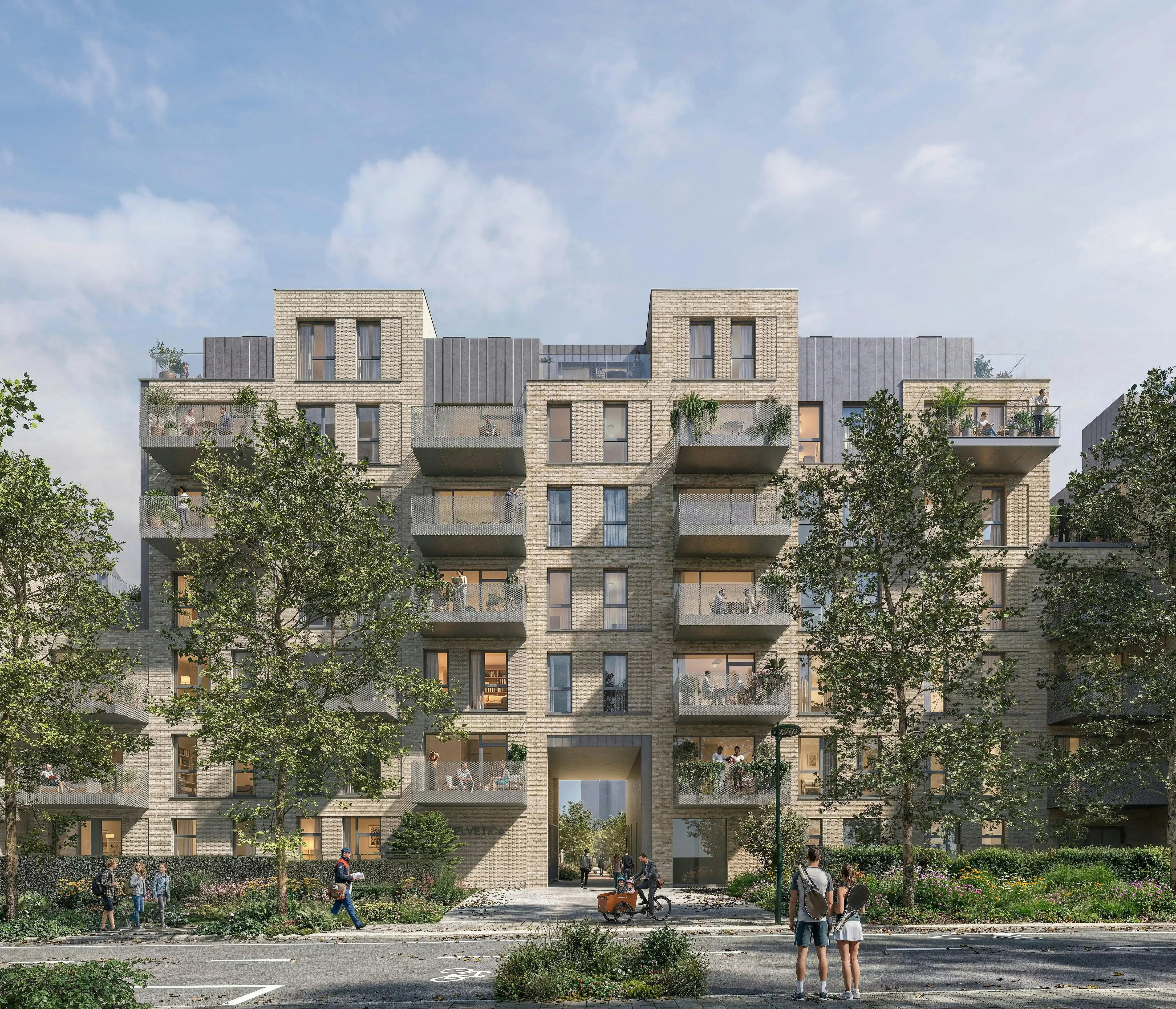Helvetica: Modern en duurzaam wonen in Evere foto 2