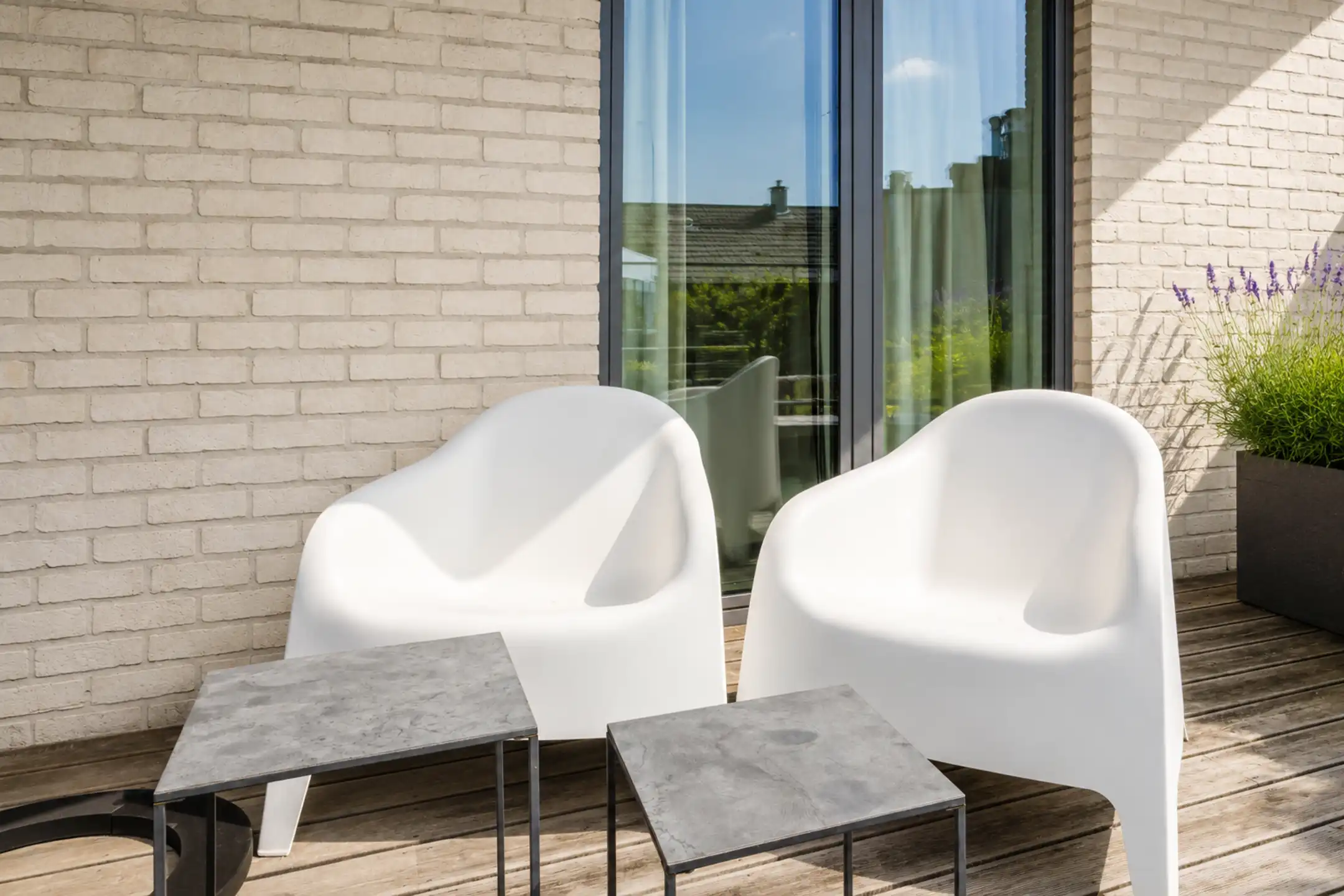 Dakappartement met één slaapkamer en ruim hoekterras te Gent foto 7