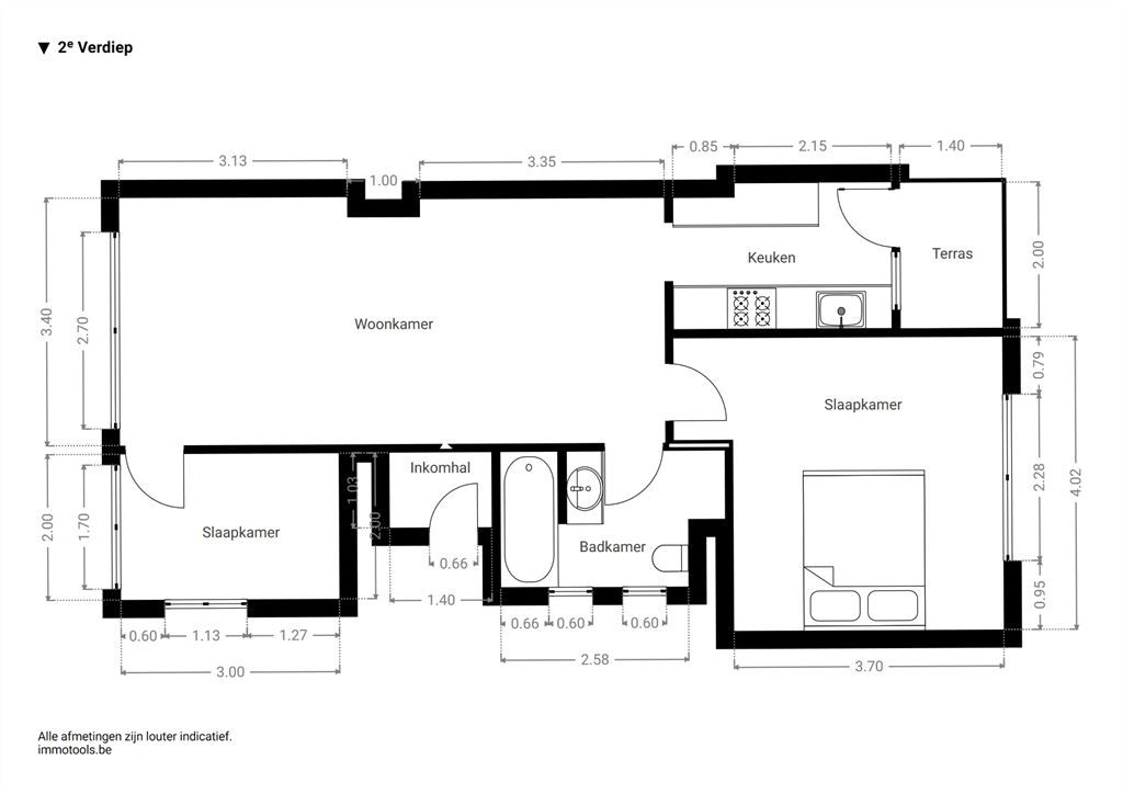Top gerenoveerd appartement met terras aan Boelaarpark foto 16