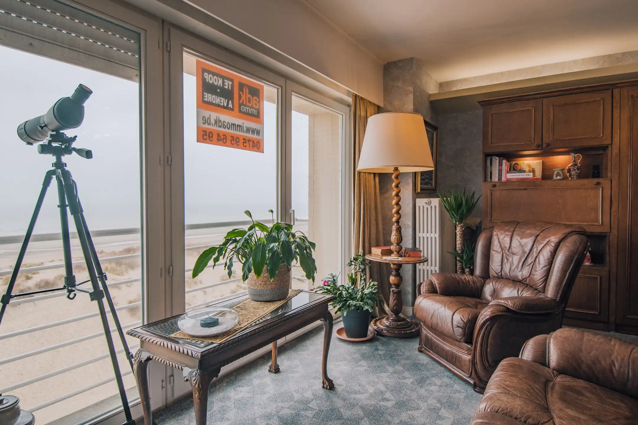 Twee penthouse (nu één)  te koop Koksijde met frontaal zeezicht en 30m² zonneterras.(prijs incl. grote garage en 2 kelders)  foto 10