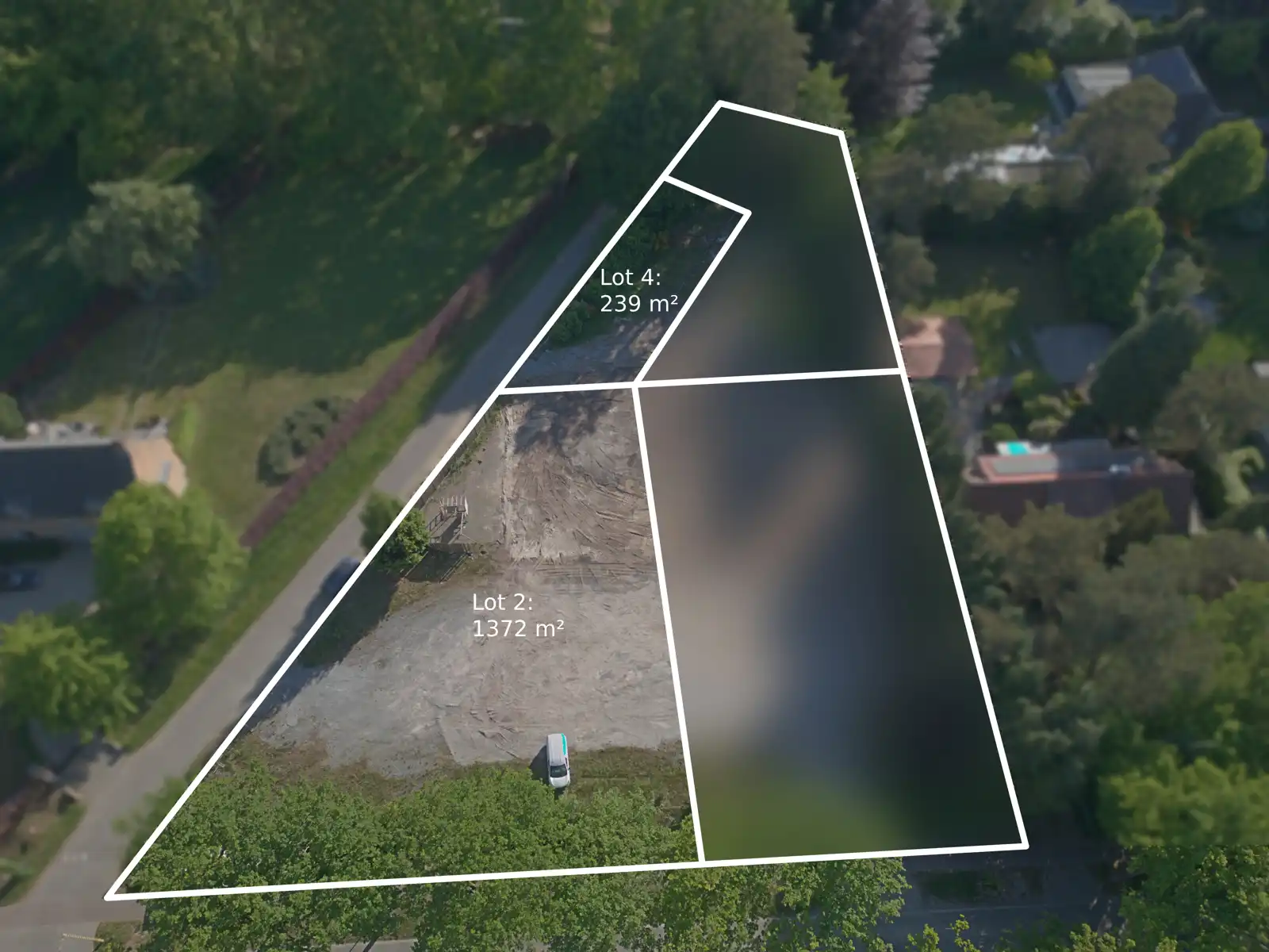 Prachtige bouwgrond (1.372 m²) voor een open bebouwing. foto 2