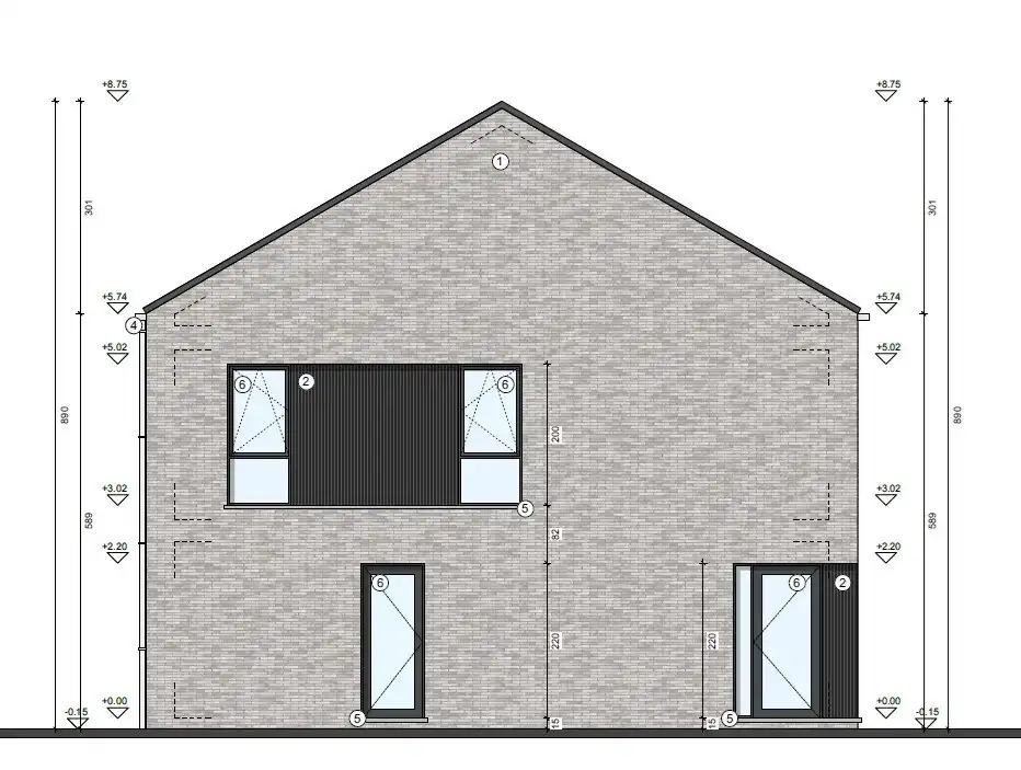 Te koop in Waasmunster: Moderne villa met vier slaapkamers foto 14