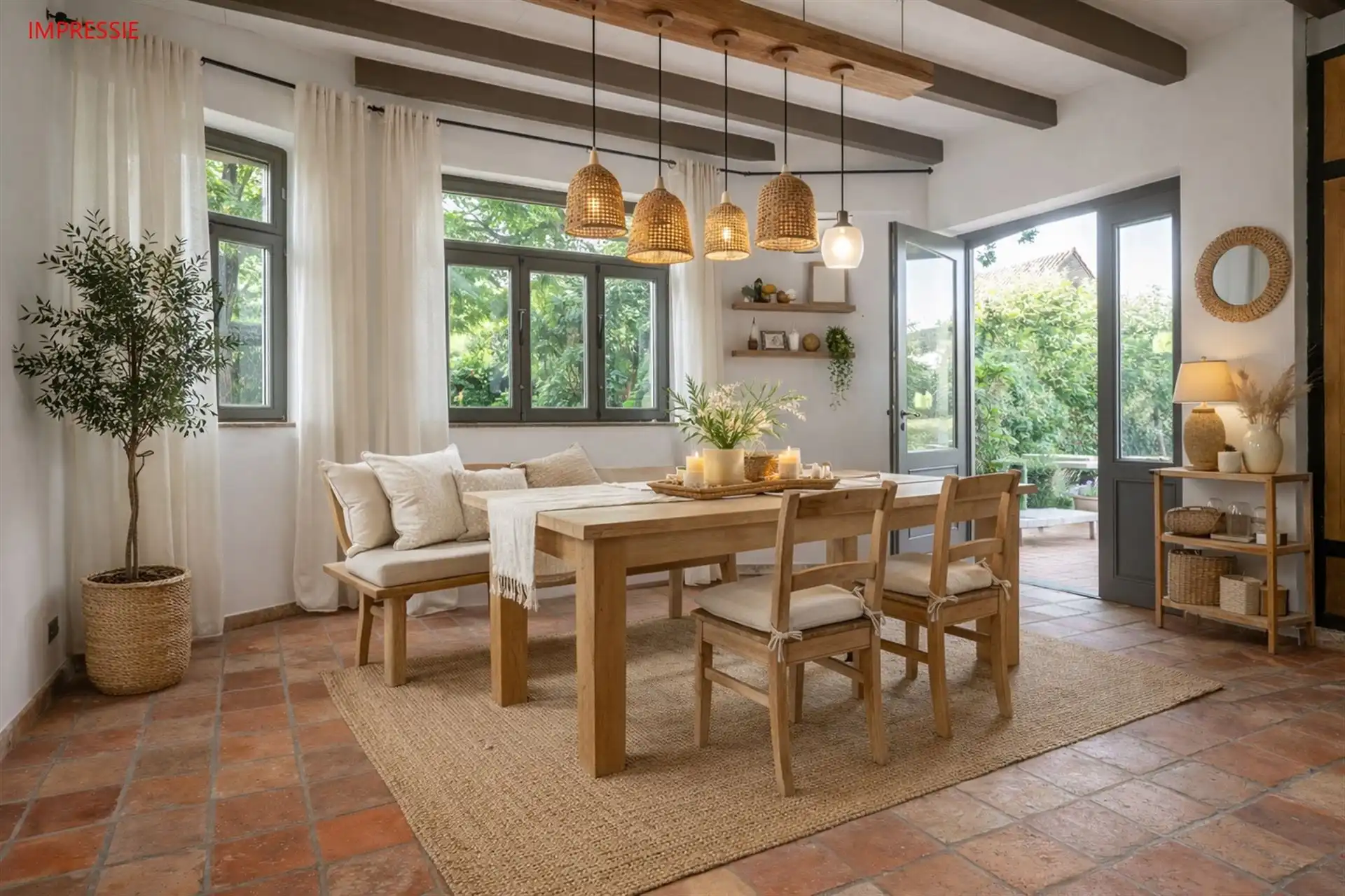 Authentieke hoeve met 4 slpks, poolhouse en zwembad foto 5