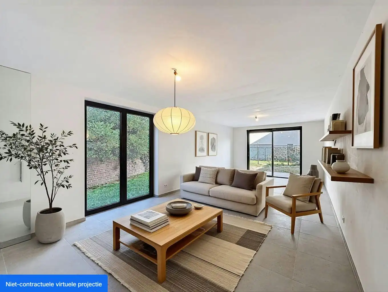 Nieuwbouwwoning met 3 slaapkamers te Sint-Michiels (Brugge) foto {{pictureIndex}}