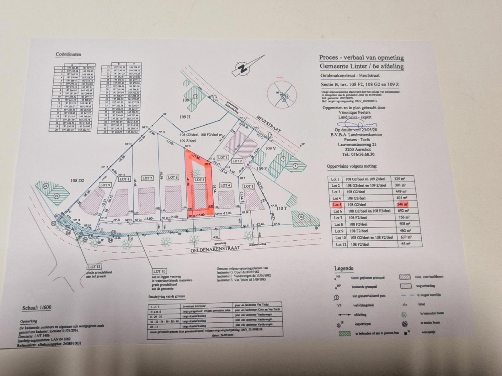 Bouwgrond open bebouwing te Linter (Overhespen) lot 5 foto {{pictureIndex}}