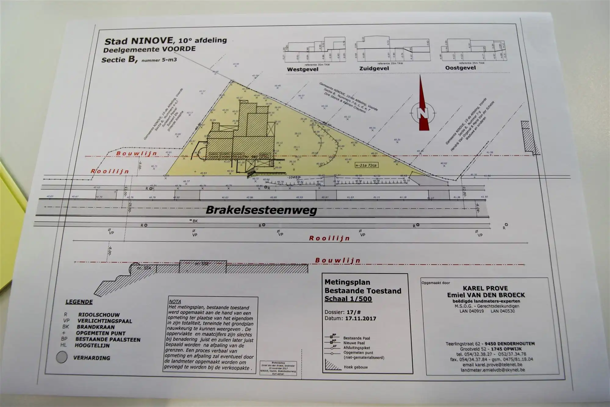 Strategisch gelegen handelspand met woonst te Voorde met een oppervlakte van 2172m² foto 2