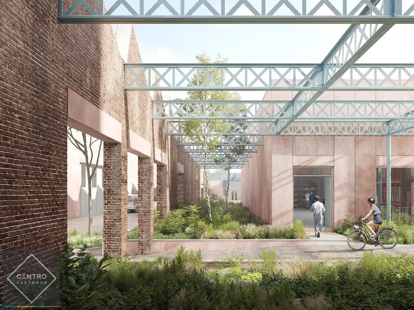 Nieuwbouw KMO-Unit van 216m² (met aansluiting op WARMTENET) en veel natuurlijke lichtinval op TOP-locatie te Kortrijk. foto 5