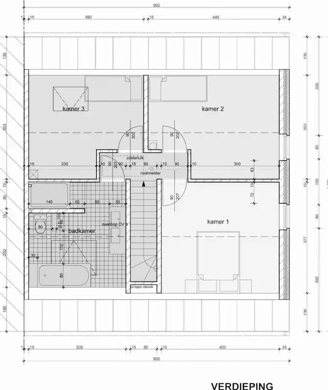 Nieuw te bouwen halfopen woning te Moorsele. foto 4