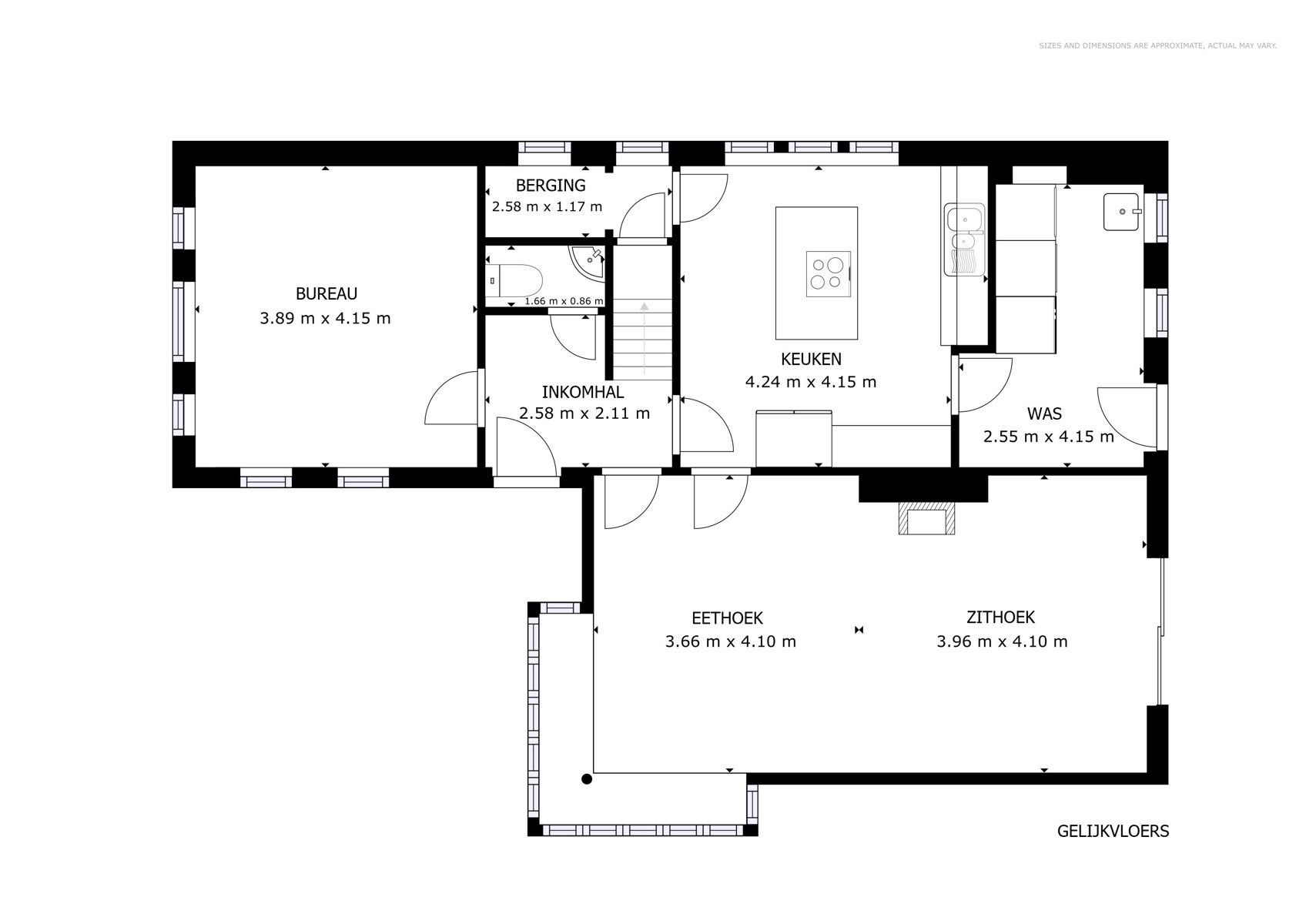 Wonen en werken: woning 4 slpks mét atelier in Nevele! foto 16