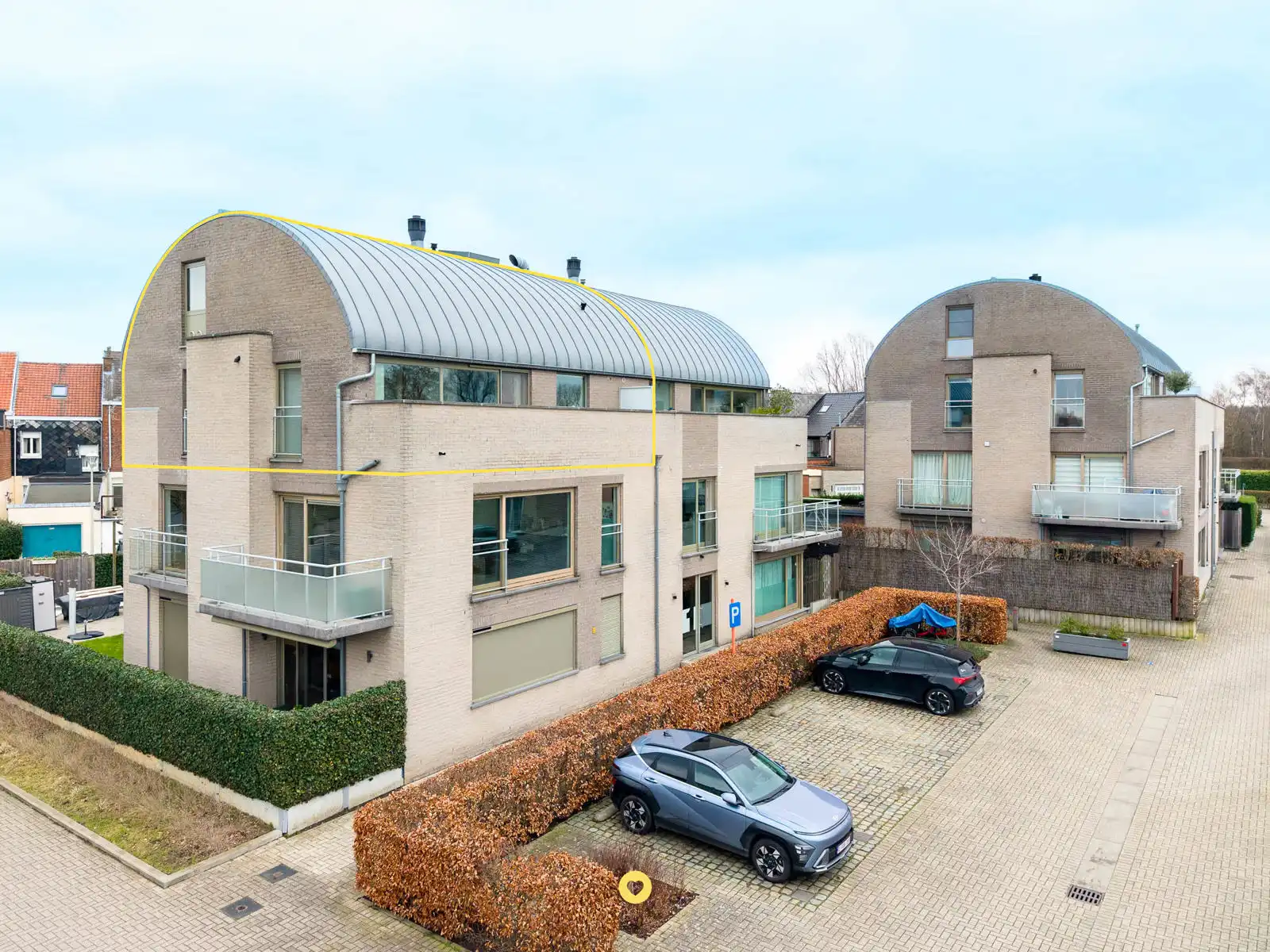 Modern duplex appartement met 3 SLK, 2 BDK en terras foto 11