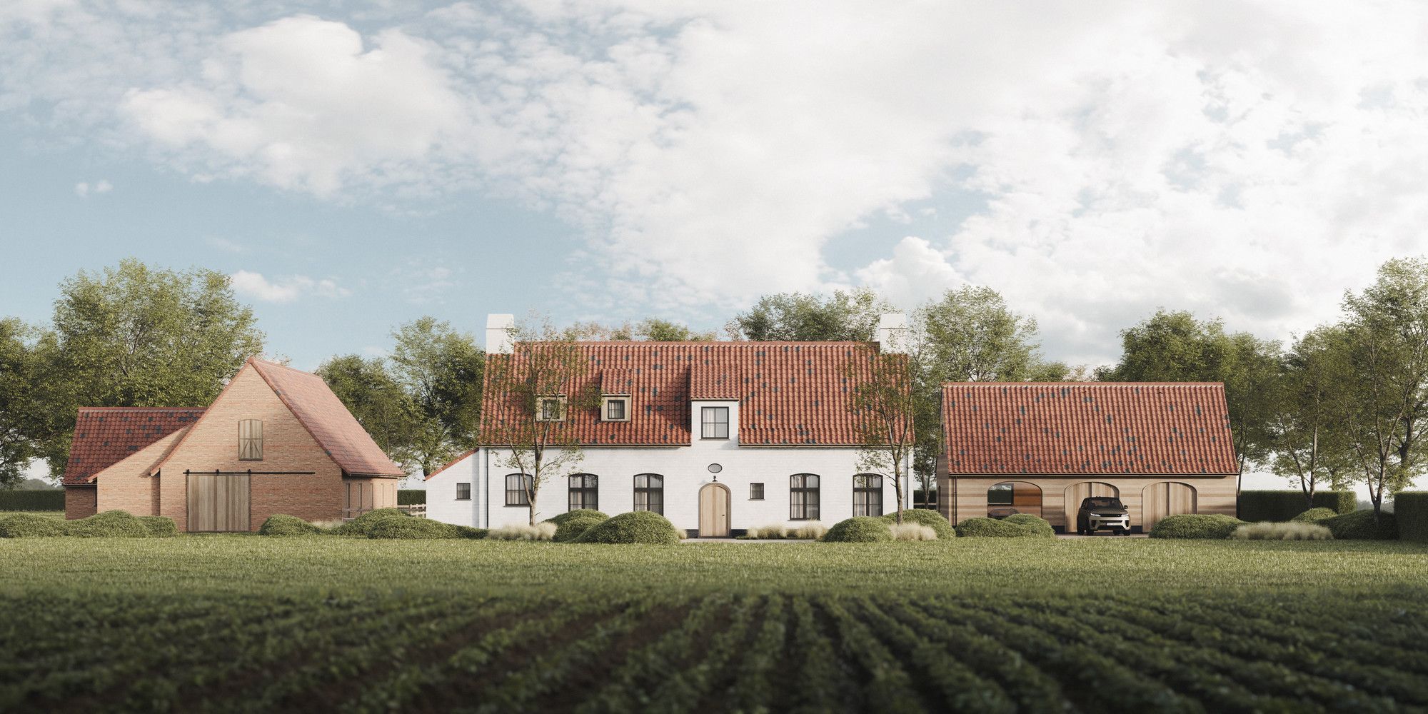 Zeer rustig gelegen oude hoeve met bouwvergunning voor nieuw landhuis foto 2