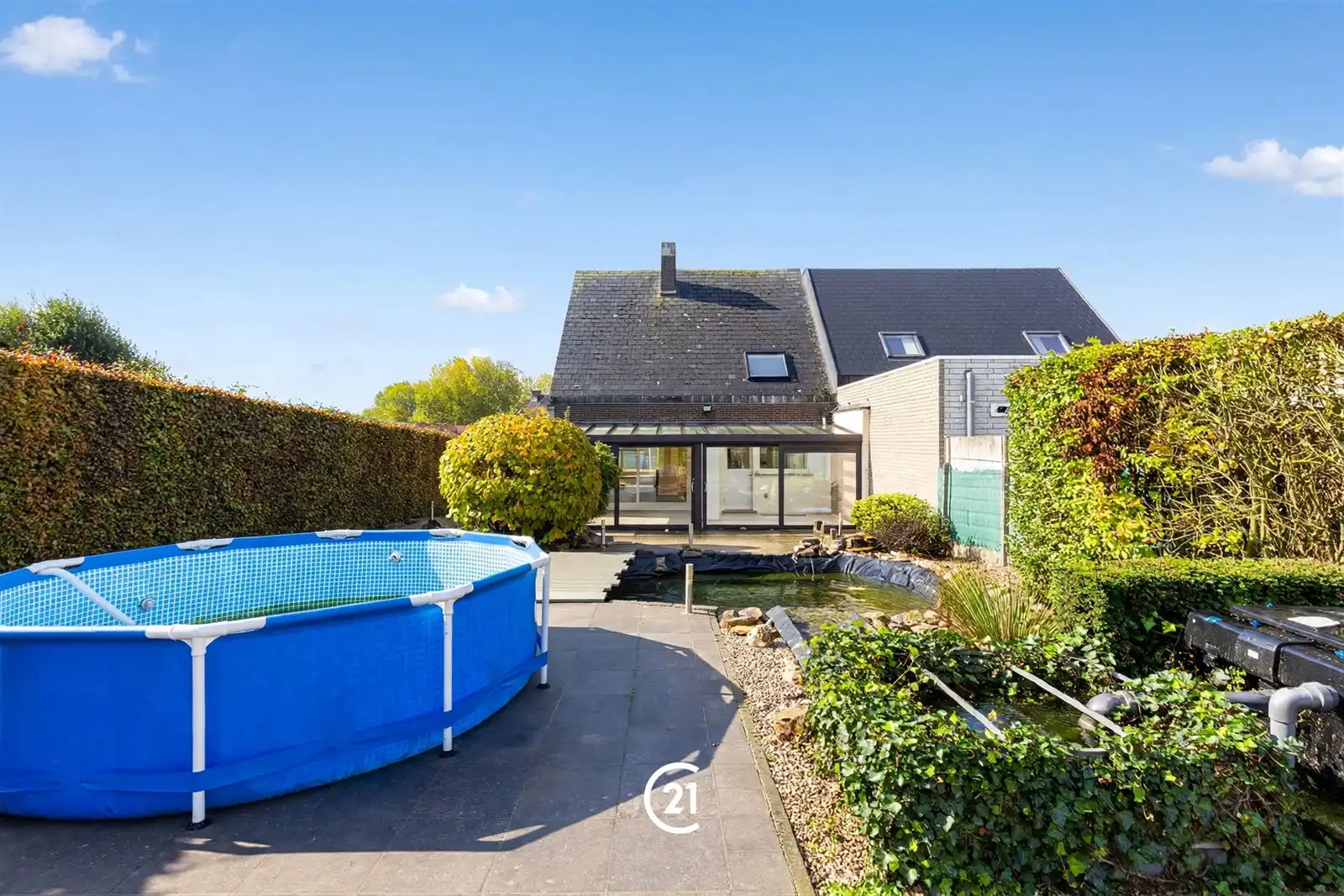 Halfopen woning met 3 slaapkamers en ruime tuin in Voorde foto 8