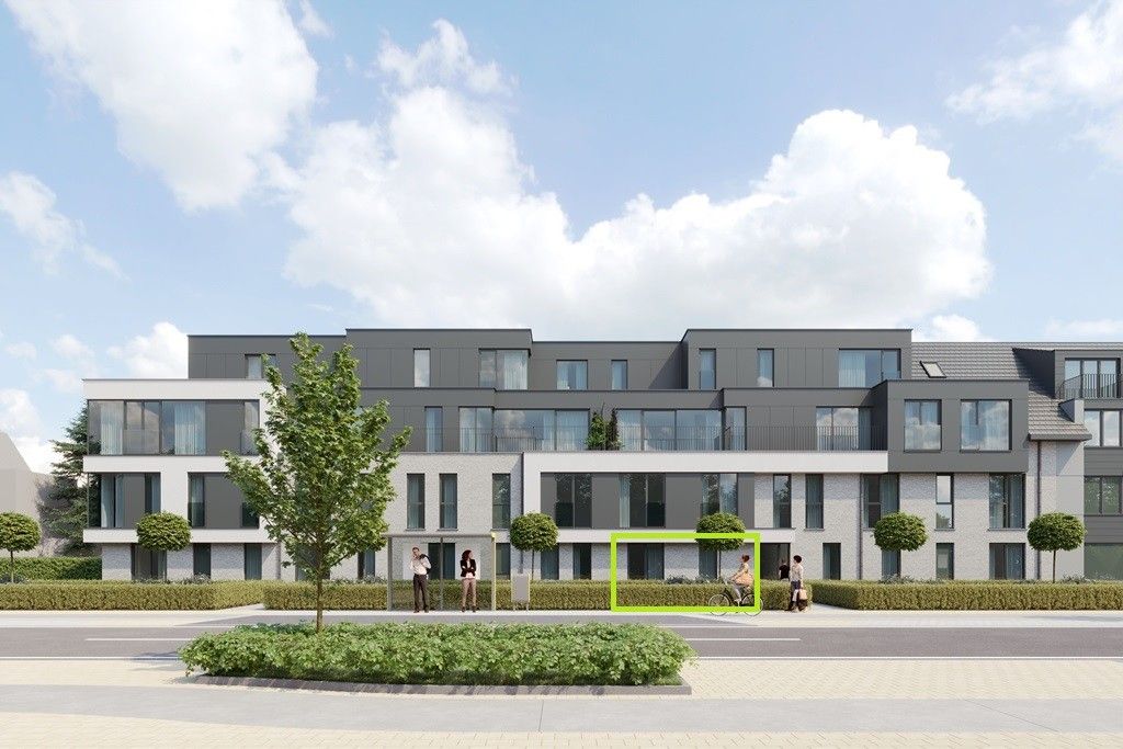 Gelijkvloers appartement met 2 slaapkamers + terras en tuin foto {{pictureIndex}}