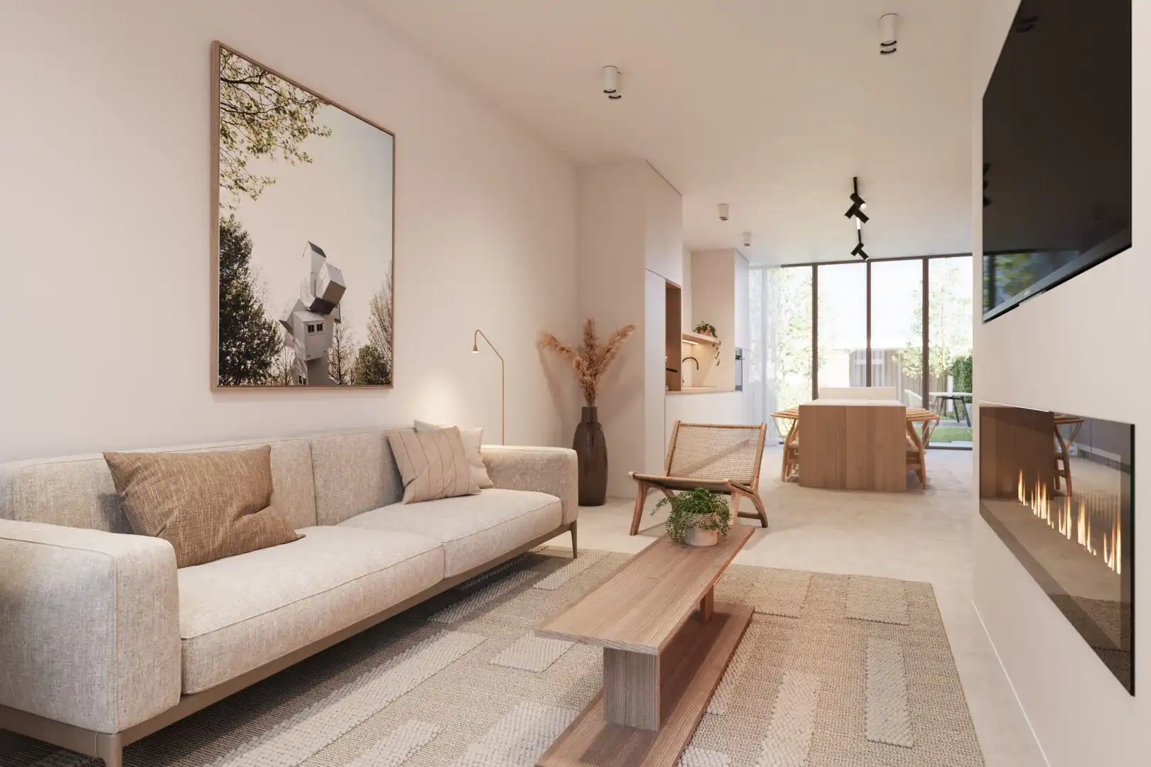 Unieke kustwoning in uitvoering met duinentuin — Oud-Knokke. foto 2