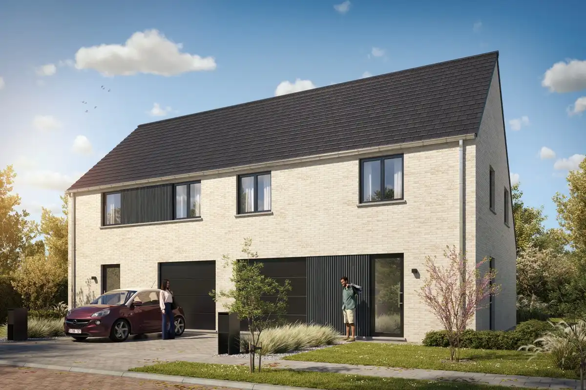 Energiezuinige nieuwbouwwoningen te Eeklo foto {{pictureIndex}}