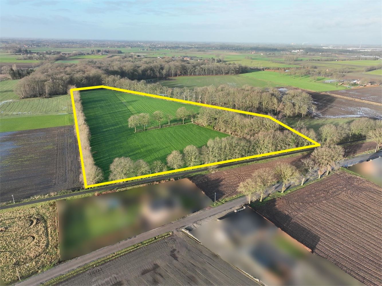 Perceel landbouwgrond van ca 5 hectare te Noorderwijk foto {{pictureIndex}}