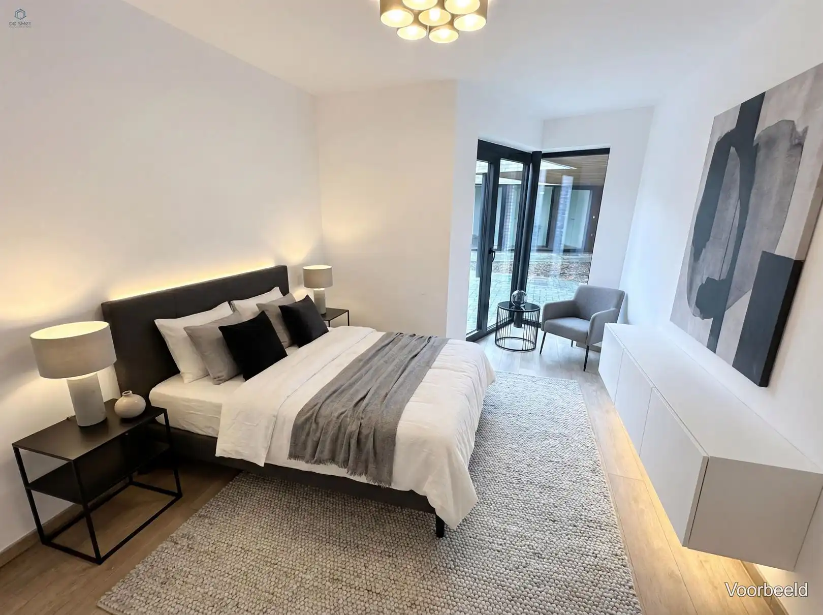 Modern gelijkvloers nieuwbouwappartement met 2 slaapkamers, terras & topafwerking centrum Zandbergen foto 9