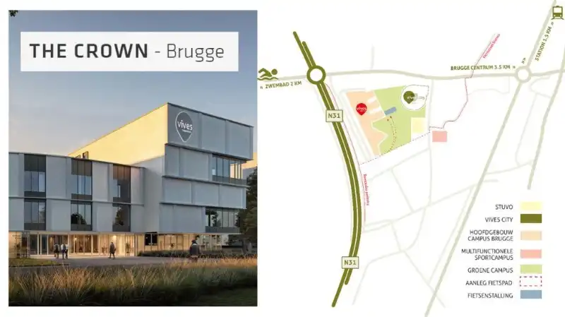Studentenstudio + gegarandeerde huuropbrengsten te koop in Sint-Michiels Brugge foto 4