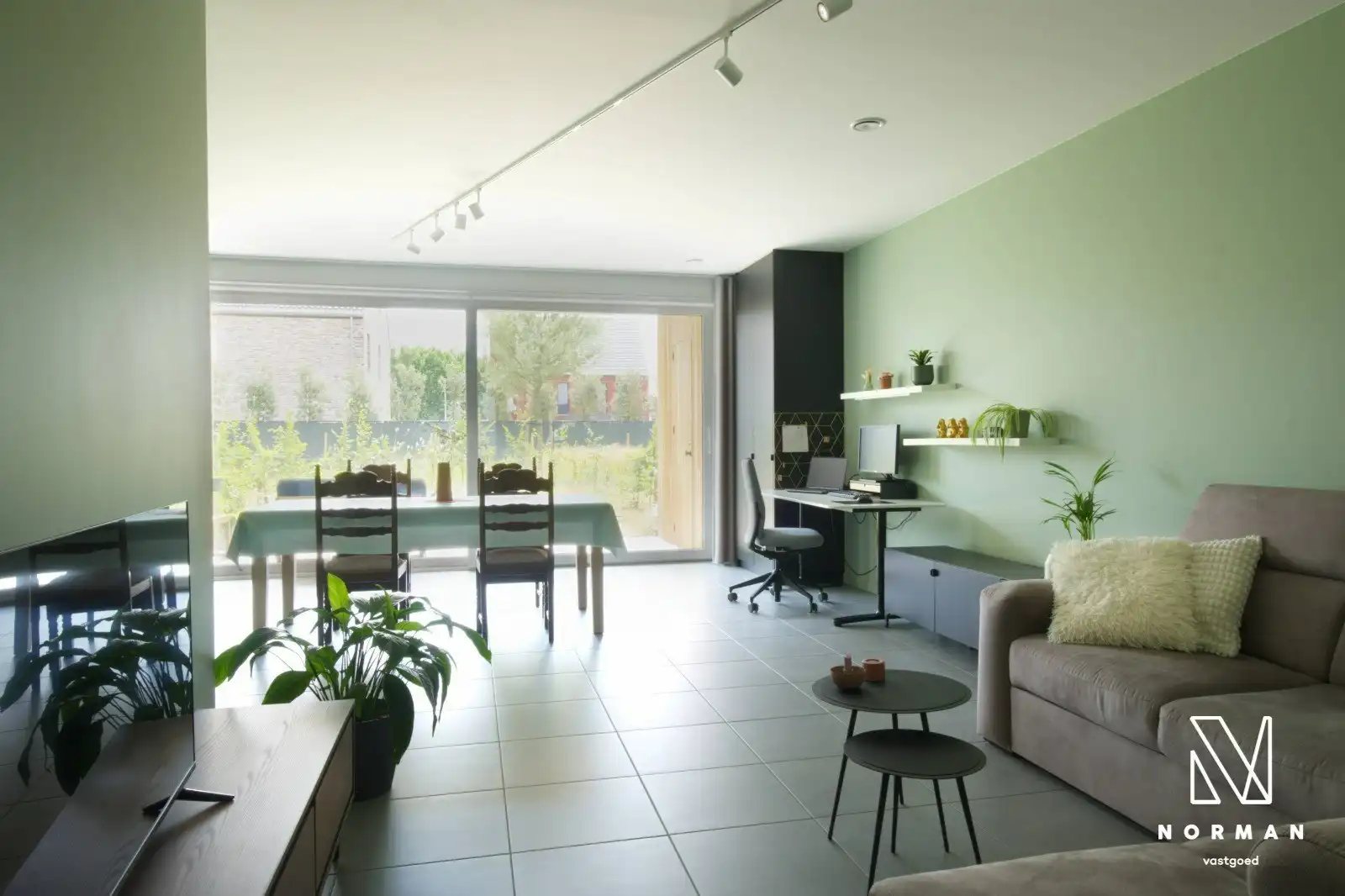 Recent gelijkvloers appartement met 1 slk, tuin en ondergrondse staanplaats te koop in Harelbeke foto 14