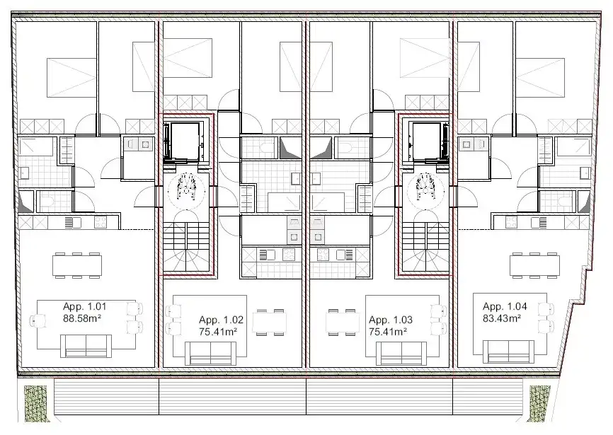 Energiezuinig nieuwbouwappartement met twee slaapkamers in Lokeren foto 14